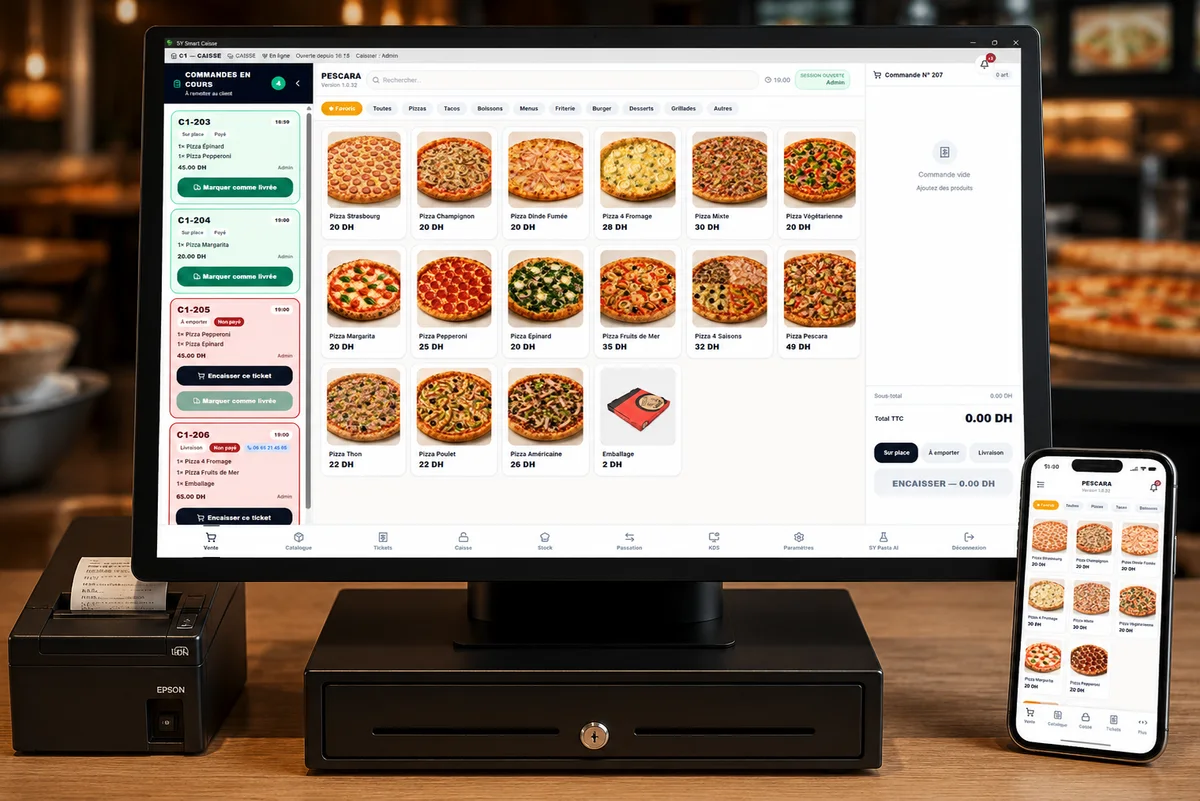Solution de gestion proposée aux partenaires SY PASTA